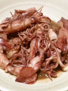 ヒイカのバター醤油炒め-レシピのメイン写真
