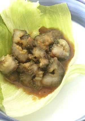 ナマコ炒め～焼き肉のたれ～-レシピのメイン写真