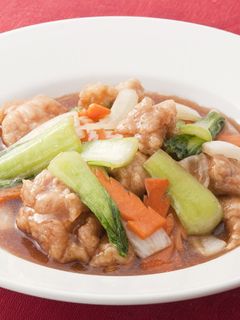 鶏肉とちんげん菜のオイスターソース炒め-レシピのメイン写真