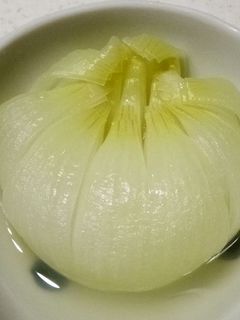 レンジで簡単!新玉ねぎトロトロ蒸し-レシピのメイン写真