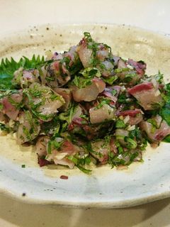 アジ(鯵)のたたき-レシピのメイン写真