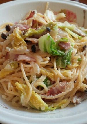 たっぷり春キャベツのクリームパスタ-レシピのメイン写真