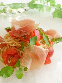 生ハムの冷製パスタ-レシピのメイン写真