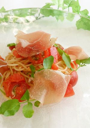 生ハムの冷製パスタ-レシピのメイン写真