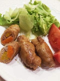 にんじんとパプリカの豚肉巻き-レシピのメイン写真