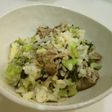 残り物野沢菜漬けのチャーハン