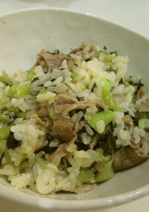 残り物野沢菜漬けのチャーハン-レシピのメイン写真