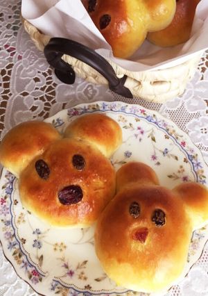 HBで可愛い☆クマさんのアンパン☆-レシピのメイン写真