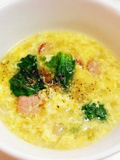 レタスの外葉で節約スープ-レシピのメイン写真
