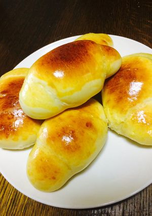 手ごね練乳パン-レシピのメイン写真