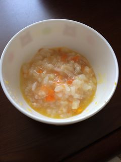 離乳食中期〜ツナと人参•ジャガイモお粥〜-レシピのメイン写真