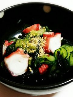 たこときゅうりの酢の物-レシピのメイン写真
