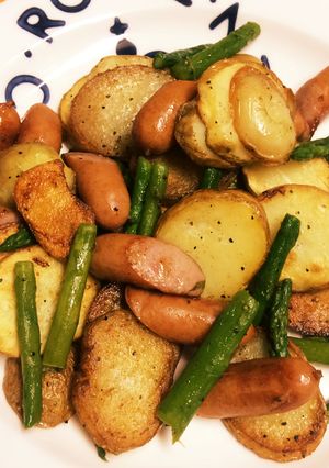 超簡単！新じゃがとアスパラ炒め-レシピのメイン写真
