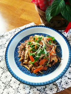 日本そばで和風あんかけ堅焼きそば♥-レシピのメイン写真