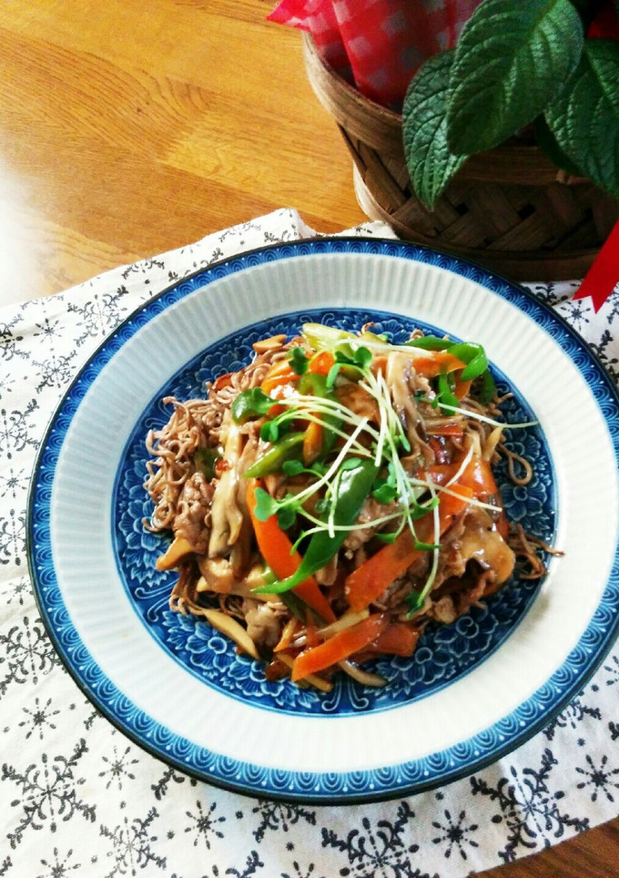 日本そばで和風あんかけ堅焼きそば♥-レシピのメイン写真
