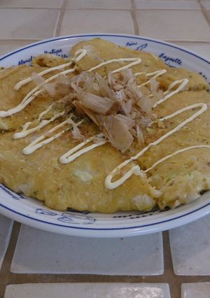 リメイク！麻婆豆腐でお好み焼き風-レシピのメイン写真