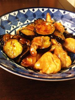 鶏&ナスの照り焼き-レシピのメイン写真
