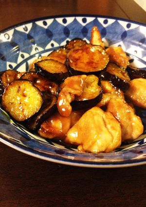 鶏&ナスの照り焼き-レシピのメイン写真