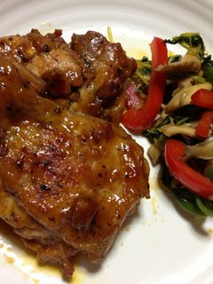 鶏もも肉のケチャップソース焼き-レシピのメイン写真