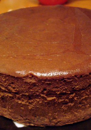 エキストラビターチョコレートチーズケーキ-レシピのメイン写真