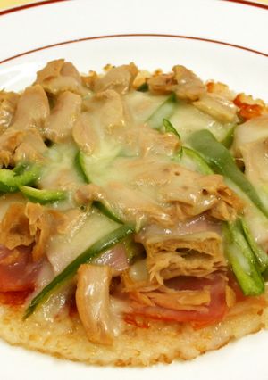 ご飯ピザ-レシピのメイン写真