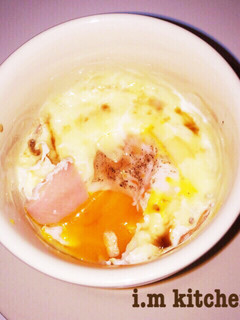 あと一品♡レンジでとろ〜りハムチーズ卵-レシピのメイン写真