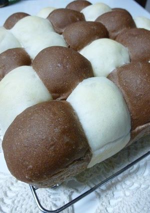 楽しいちぎりパン~オセロ♪-レシピのメイン写真
