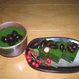 おせちの残りで☆黒豆入り抹茶かん