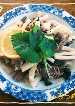 【タケノコ】牛肉と筍のレモングラス炒め-レシピのメイン写真