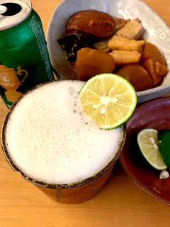 ビールが旨くなる「すだちビール」-レシピのメイン写真