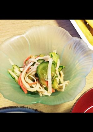 きゅうりとカニカマの酢の物-レシピのメイン写真