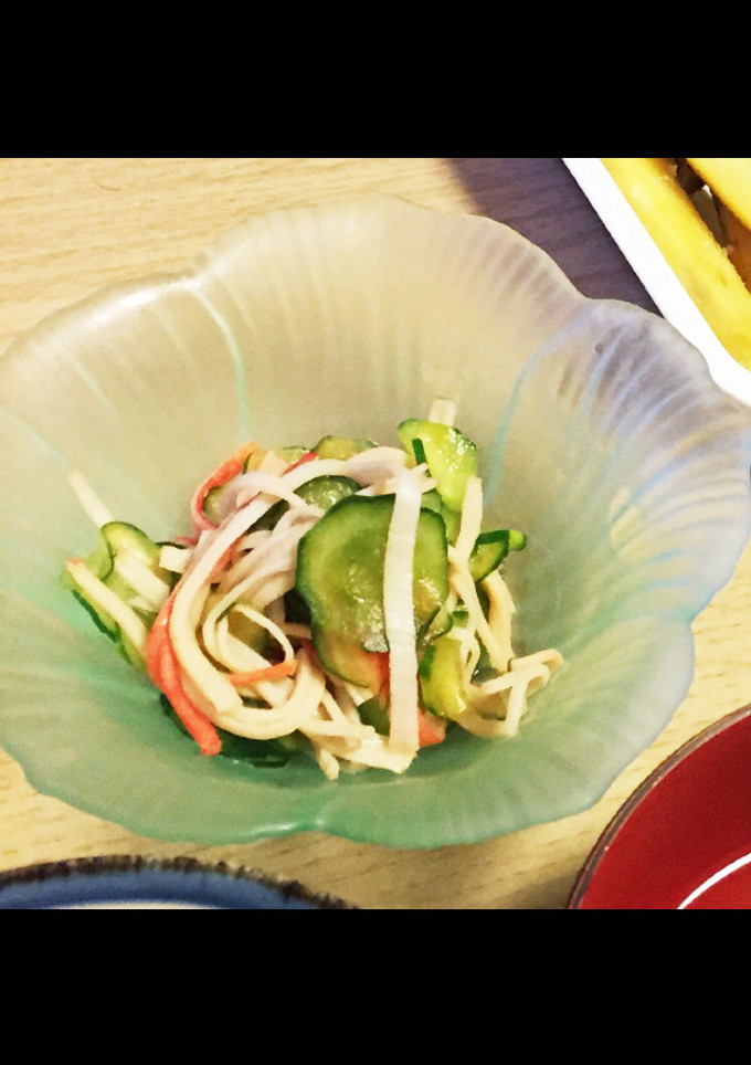 きゅうりとカニカマの酢の物-レシピのメイン写真
