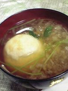 すまし仕立てのおろし雑煮-レシピのメイン写真