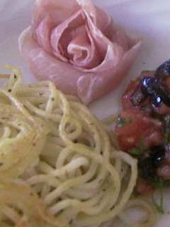 焼きスパゲッティ トマトオリーブソース-レシピのメイン写真