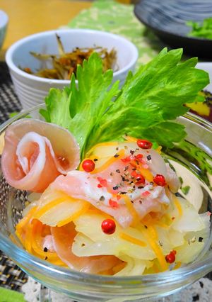 セロリと生ハムの白だしレモンマリネ-レシピのメイン写真
