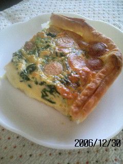 簡単♪ほうれんそうのキッシュ-レシピのメイン写真