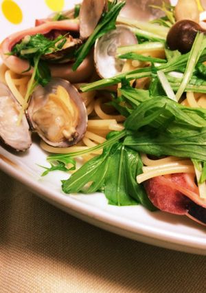 イカとアサリのあっさりパスタ-レシピのメイン写真