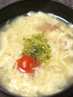 ミニトマト入りかき玉汁-レシピのメイン写真