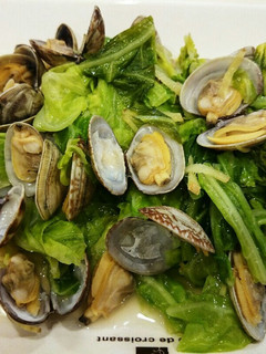 アサリ(浅蜊)とキャベツの蒸し煮&砂抜き-レシピのメイン写真