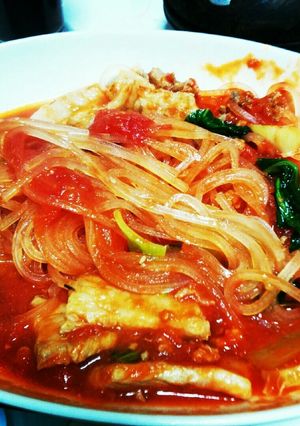 マロニーで作る♪ヘルシートマトパスタ-レシピのメイン写真