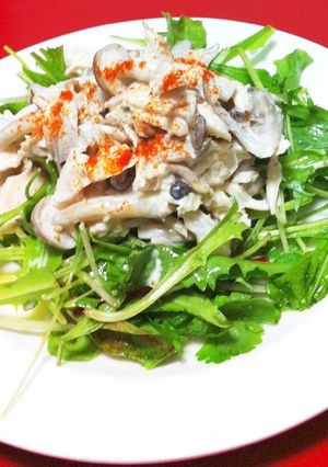 キノコと鶏ささみのマヨネーズマリネ-レシピのメイン写真