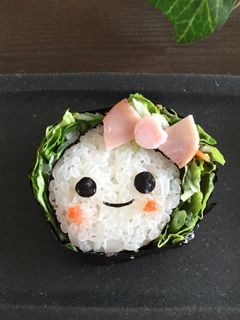 女の子デコ巻き寿司*サラダ巻き-レシピのメイン写真