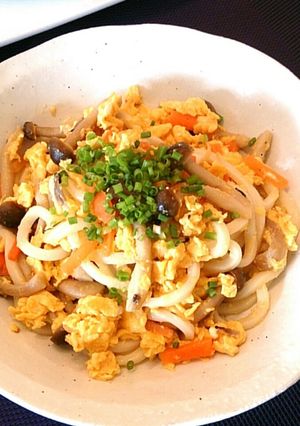 かきたま焼うどん-レシピのメイン写真