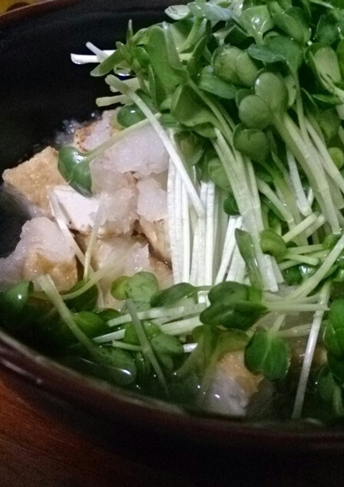 おつまみに♬厚揚げのおろし和え-レシピのメイン写真
