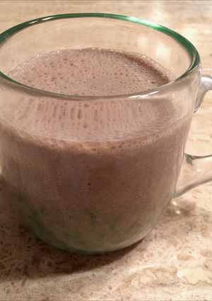 朝食簡単 バナナブルーベリースムージー-レシピのメイン写真
