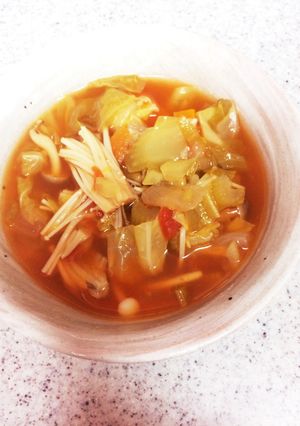 ダイエット！適当流トマト&野菜のスープ-レシピのメイン写真