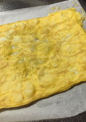型なしでも完璧きれい♡薄焼き卵-レシピのメイン写真