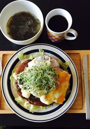 ふすま粉でお食事パンケーキ-レシピのメイン写真