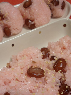 食べてみて♪♪北海道甘納豆赤飯-レシピのメイン写真