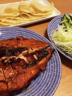 鶏胸肉で北京ダック風&もちもち春餅-レシピのメイン写真